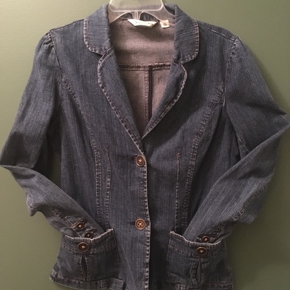 St Johns Bay denim jacket, like new condition
